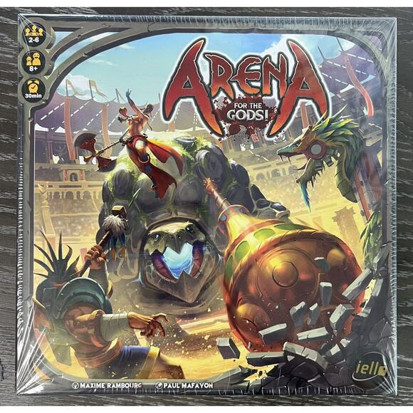 Arena for the Gods Board Game by Maxime Rambourg 2017 Iello, New and Sealed - Picture 1 of 10